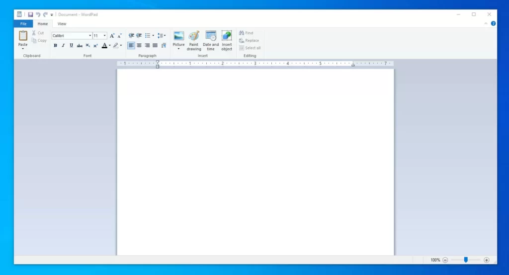 برنامه Wordpad از مایکروسافت ویندوز جدا شد