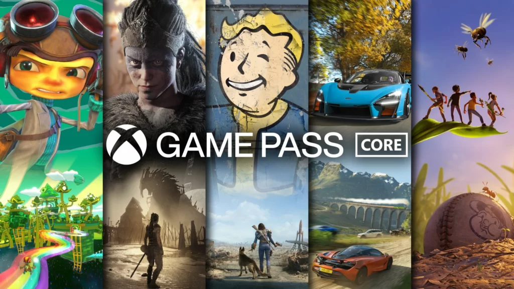 بازی های سرویس Game Pass Core